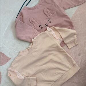 Soft Pink Baby Sweatshirts